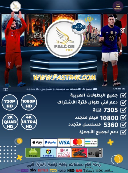 اشتراك فالكون FALCON لمدة سنتين