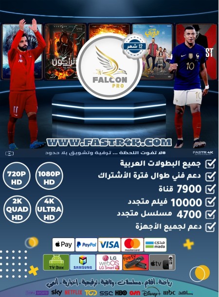 اشتراك فالكون FALCON لمدة سنة